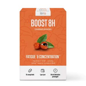 Lero Boost 8H Fatigue et Concentration 15 Comprimés - Pharmacie Agnès Praden à Alès