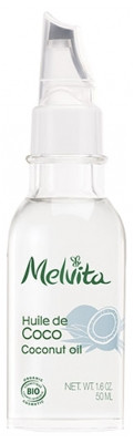 Melvita Huile de Coco Bio 50 ml - Pharmacie Agnès Praden à Alès