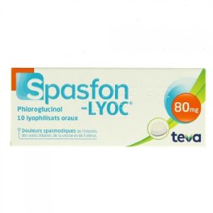  Spasfon Lyoc 80 mg 10 comprimés - Pharmacie Agnès Praden à Alès