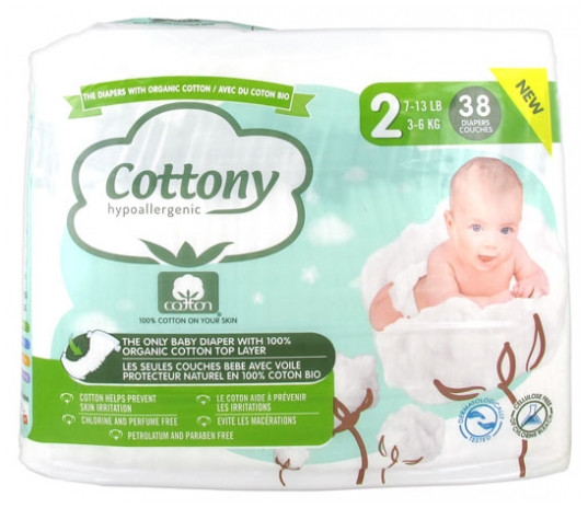 Cottony Couche Bébé T2 x38 - Pharmacie Agnès Praden à Alès