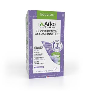 Arkopharma Constipation Occasionnelle 10 Sachets - Pharmacie Agnès Praden à Alès