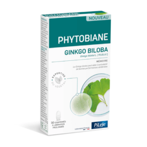 Pileje Phytobiane Gingko Biloba 30 comprimés à libération prolongée - Pharmacie Agnès Praden à Alès