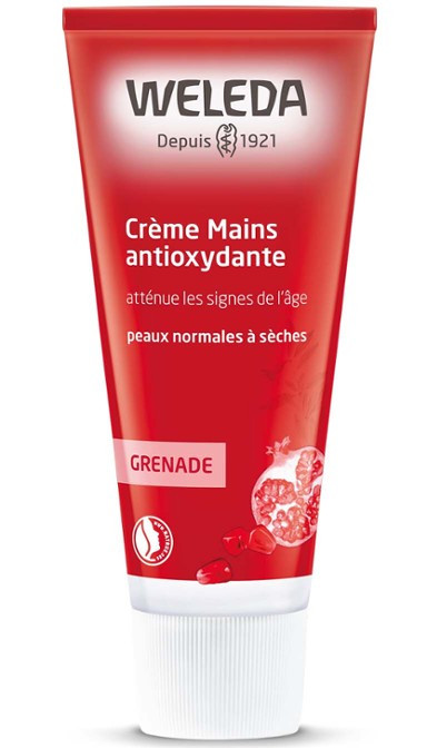Weleda Crème mains régénératrice à la grenade 50 ml - Pharmacie Agnès Praden à Alès
