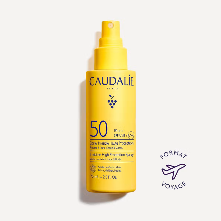 Caudalie Spray Invisible Haute Protection SPF50 75 ml - Pharmacie Agnès Praden à Alès