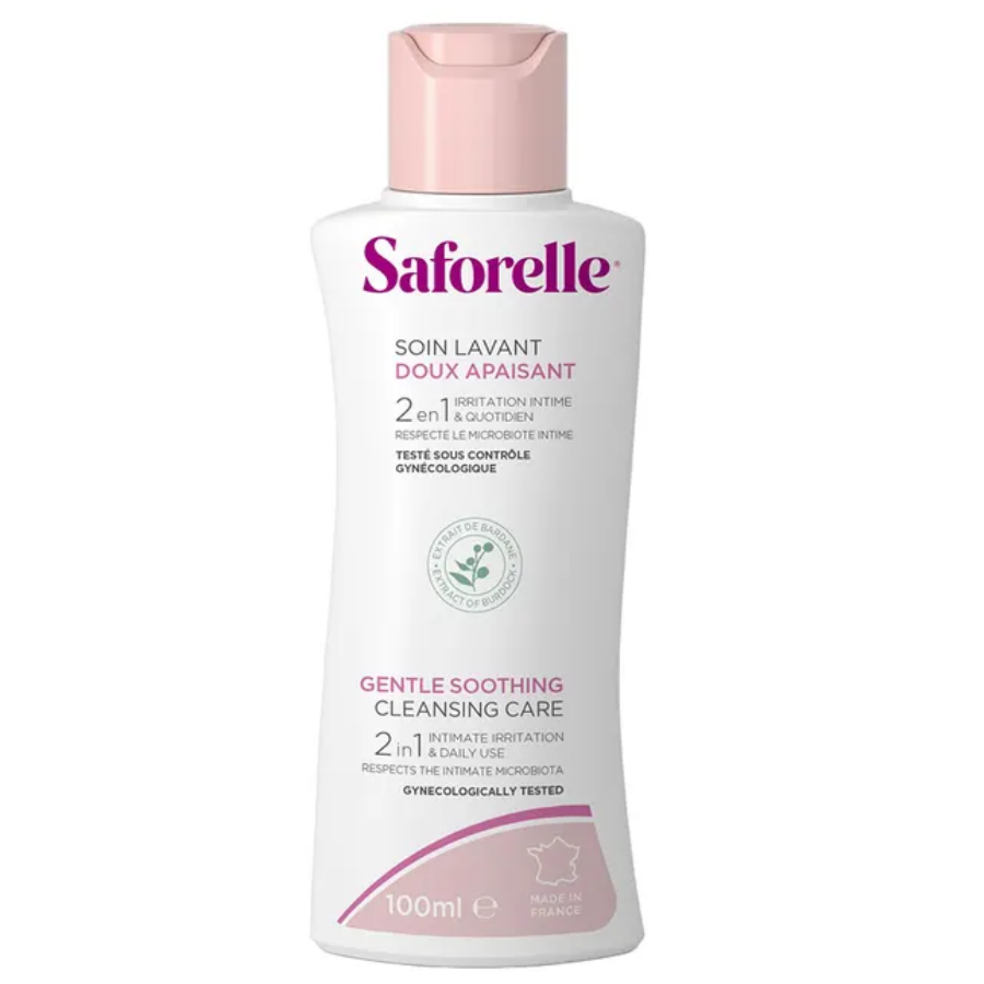 Saforelle Soin Lavant Doux Apaisant 100 mL - Pharmacie Agnès Praden à Alès