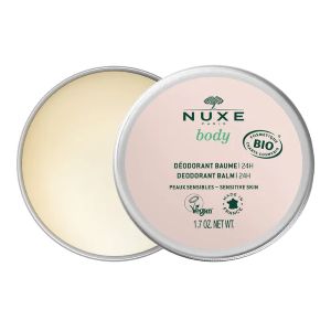 Nuxe Body Déodorant Baume Bio 24H 50g - Pharmacie Agnès Praden à Alès