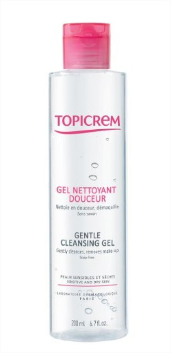 Topicrem gel nettoyant douceur 200ml - Pharmacie Agnès Praden à Alès