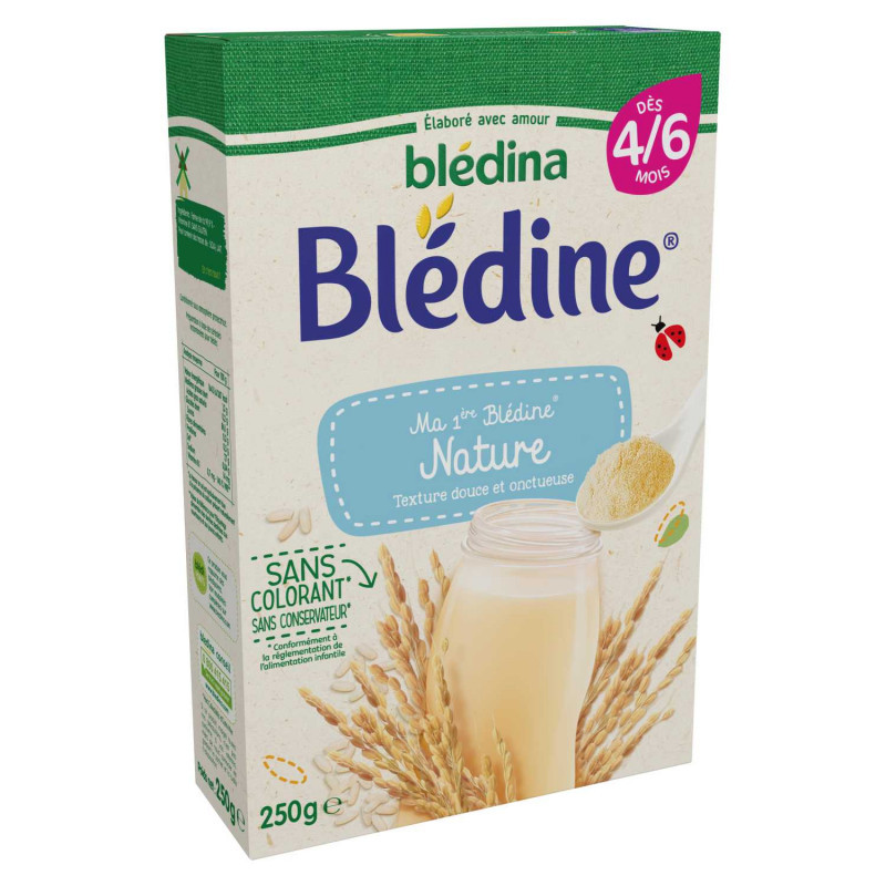 Blédina blédine ma 1ère blédine nature 4-6 mois 250g - Pharmacie Agnès Praden à Alès