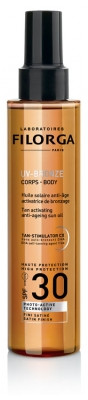 Filorga UV-BRONZE Corps Huile Solaire Anti-Âge Activatrice de Bronzage SPF30 150 ml - Pharmacie Agnès Praden à Alès