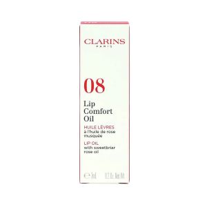 Clarins Lip Comfort Oil 08 Huile Lèvres Strawberry 7ml - Pharmacie Agnès Praden à Alès