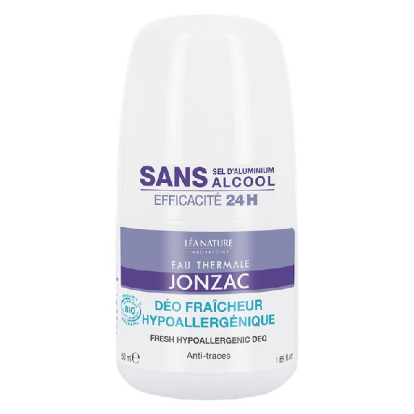 Eau de Jonzac Déo Fraicheur Hypoallergénique Bio 50 ml - Pharmacie Agnès Praden à Alès