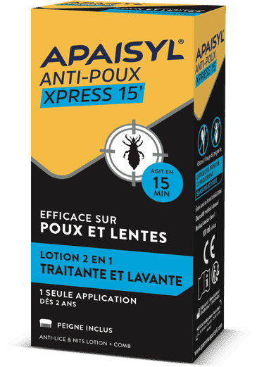 Procter & Gamble Apaisyl anti-poux Xpress 15' lotion 2 en 1 200ml - Pharmacie Agnès Praden à Alès