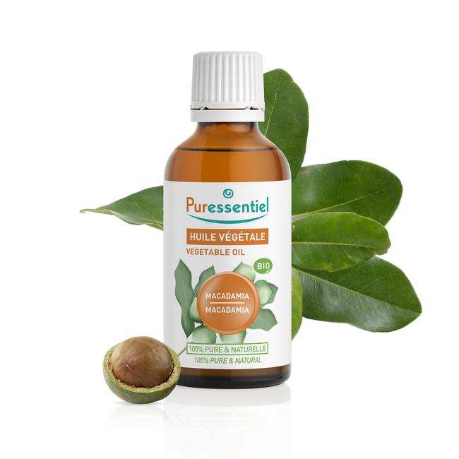 Puressentiel Huile Végétale BIO Macadamia 50ml - Pharmacie Agnès Praden à Alès