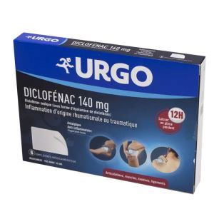 Urgo Diclofenac 140 mg 5 Emplâtres - Pharmacie Agnès Praden à Alès