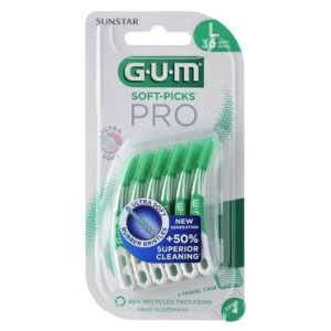 Gum Soft-Picks Pro 30 Unités - Taille : L - Pharmacie Agnès Praden à Alès