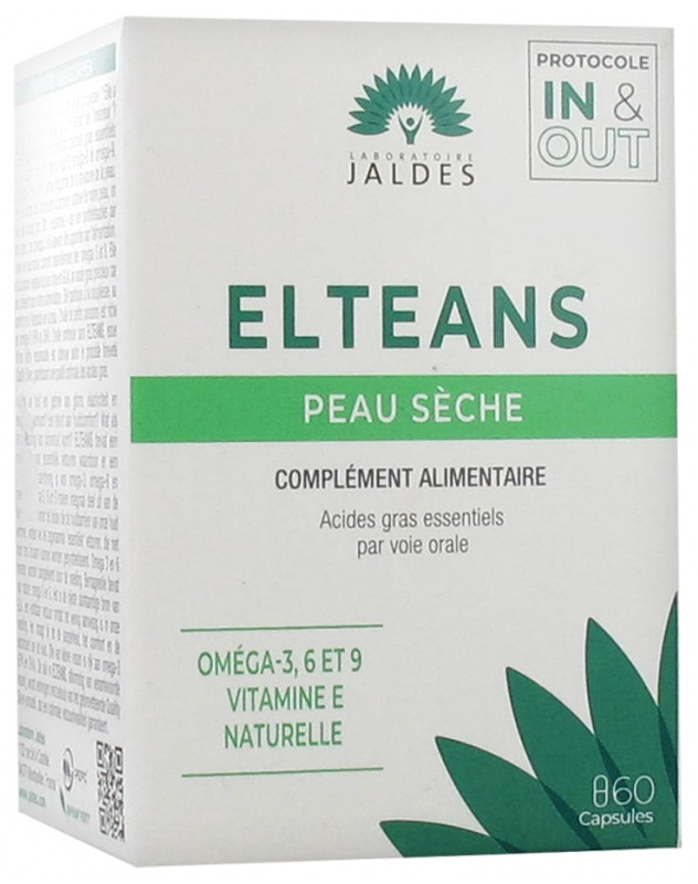 Elteans Peau Sèche 60 Capsules - Pharmacie Agnès Praden à Alès