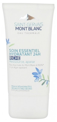 Saint-Gervais Mont Blanc Soin Essentiel Hydratant 24H Riche 40 ml - Pharmacie Agnès Praden à Alès