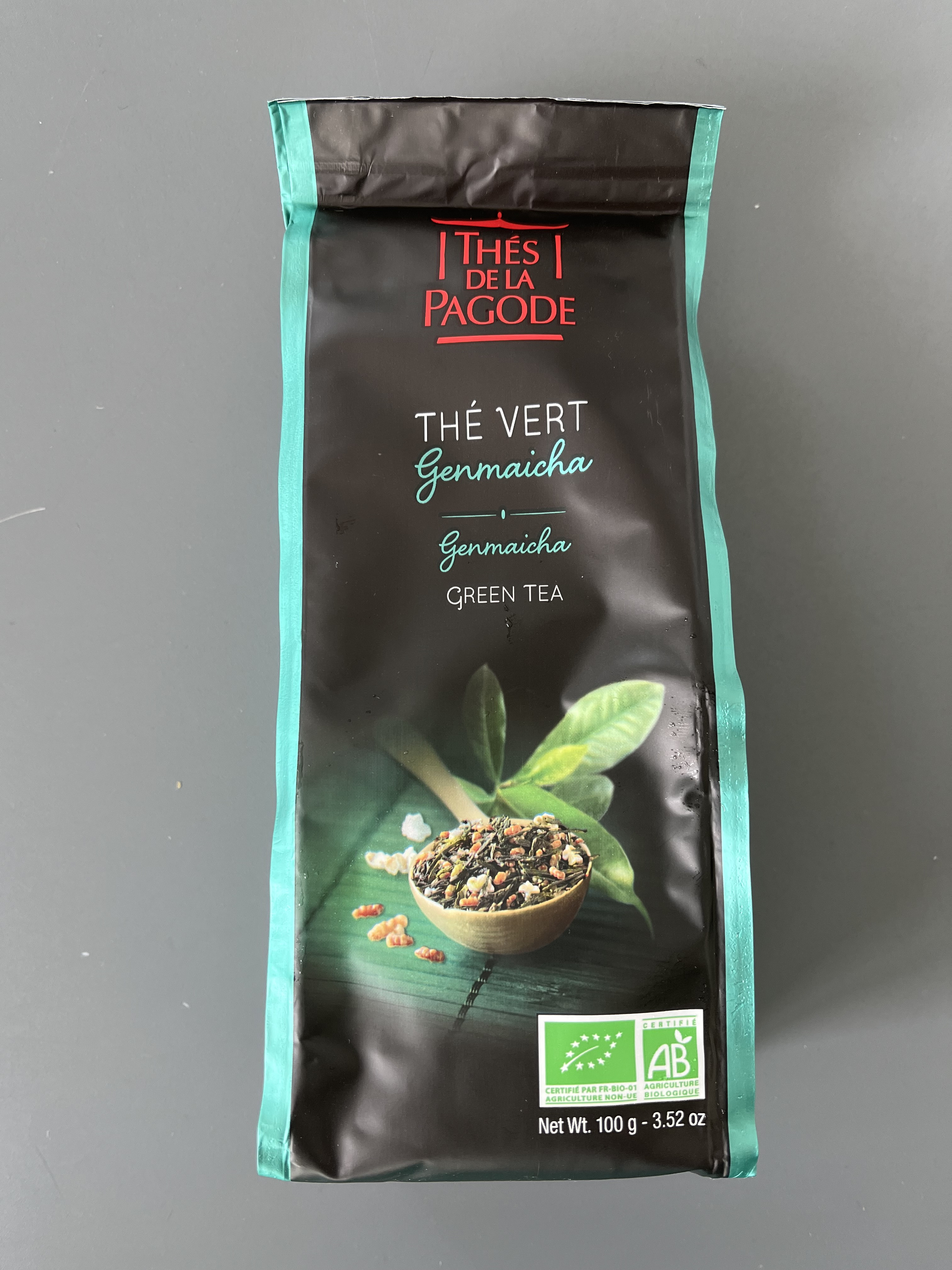 Thés de la Pagode Thé Vert Genmaicha 100 g - Pharmacie Agnès Praden à Alès