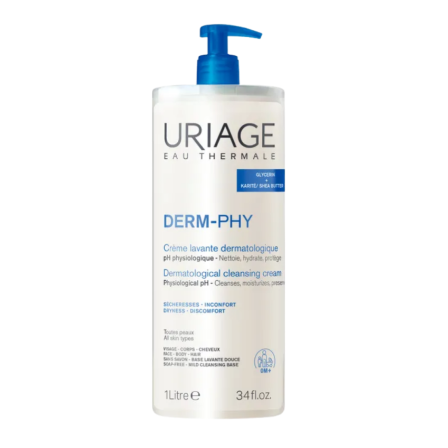 Uriage Derm-Phy Crème Lavante Dermato 1L - Pharmacie Agnès Praden à Alès