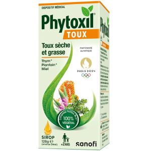 Phytoxil Sirop Toux Sèches et Grasses 128ml - Pharmacie Agnès Praden à Alès