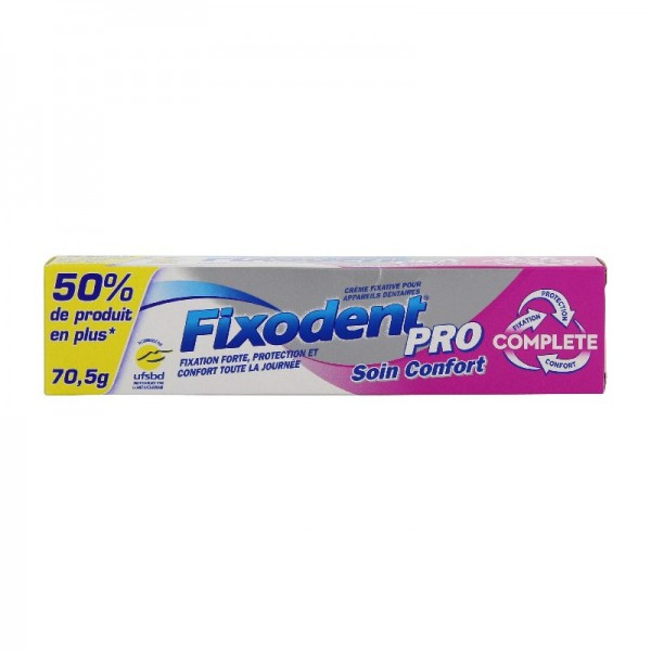 Fixodent Complete Pro Soin Confort 70g - Pharmacie Agnès Praden à Alès