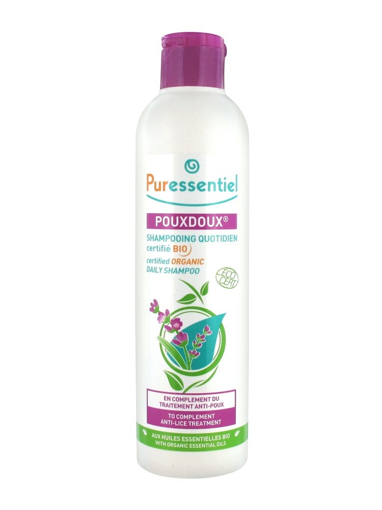 Puressentiel Pouxdoux Shampoing Quotidien Bio 200 ml - Pharmacie Agnès Praden à Alès