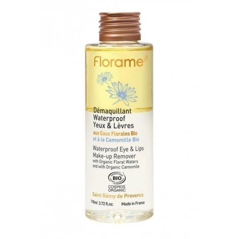 Florame Démaquillant Waterproof Yeux & Lèvres Bio 110ml - Pharmacie Agnès Praden à Alès