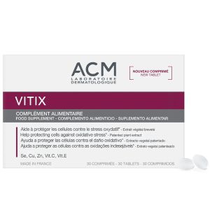 Acm Vitix Complément Alimentaire Stress Oxydatif 30 Comprimés - Pharmacie Agnès Praden à Alès