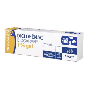 Biogaran Diclofenac 1%, Gel - Tube De 100 g - Pharmacie Agnès Praden à Alès