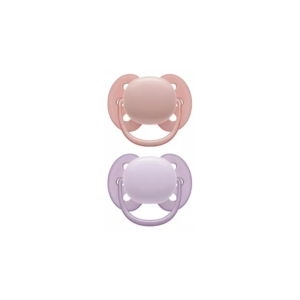 Avent Ultra Soft 2 Sucettes Orthodontiques Silicone 0-6 Mois - Pharmacie Agnès Praden à Alès