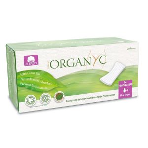Organyc Protège Slips Coton Bio Flux Léger x 24 - Pharmacie Agnès Praden à Alès