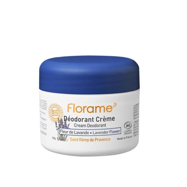 Florame déodorant crème fleur de lavande bio 50g - Pharmacie Agnès Praden à Alès