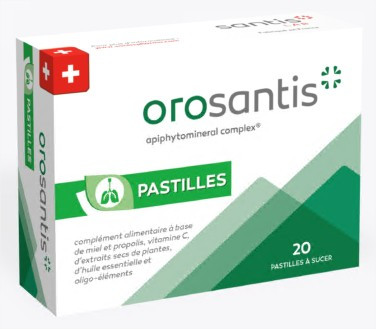Orosantis 20 pastilles à sucer - Pharmacie Agnès Praden à Alès