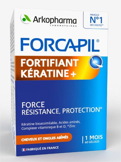 Forcapil® Fortifiant Kératine + 60 Gélules - Pharmacie Agnès Praden à Alès