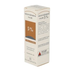 Europhta Néosynéphrine Faure Collyre 5 ml - Pharmacie Agnès Praden à Alès