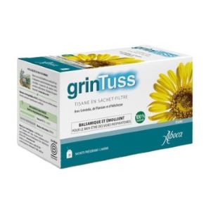 Aboca GrinTuss Tisane x20 Sachets  - Pharmacie Agnès Praden à Alès