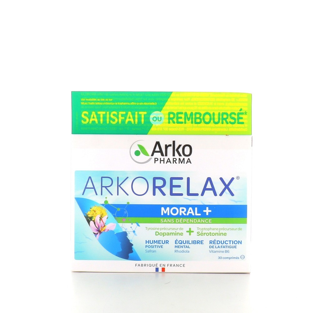 Arkorelax Moral+  30 comprimés - Pharmacie Agnès Praden à Alès
