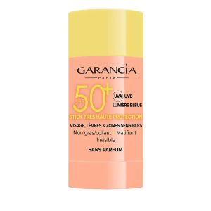 Garancia Stick solaire invisible SPF50+ 15G - Pharmacie Agnès Praden à Alès