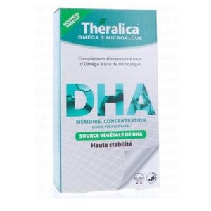 Théralica Oméga 3 Micro Algues Dha x30 Capsules - Pharmacie Agnès Praden à Alès