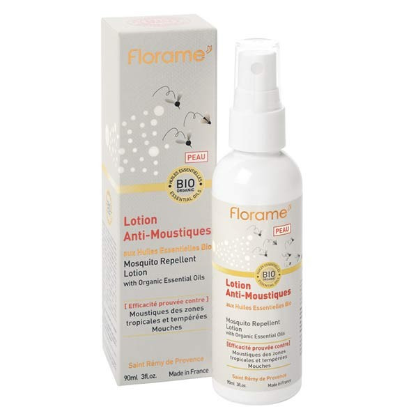 Florame Lotion Anti Moustiques Bio 90ml - Pharmacie Agnès Praden à Alès