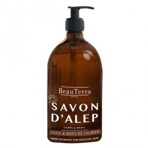 BeauTerra Savon Liquide d'Alep 1 L - Pharmacie Agnès Praden à Alès
