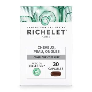 Procter & Galbme Richelet Cheveux, Peau, Ongles 30 Comprimés - Pharmacie Agnès Praden à Alès
