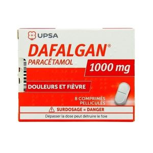 Upsa Dafalgan 1000mg 8 Comprimés - Pharmacie Agnès Praden à Alès
