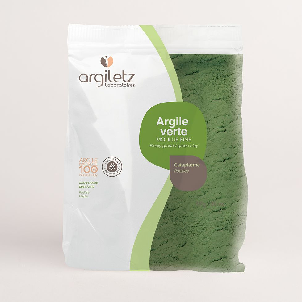 Argiletz Argile verte moulue fine 1Kg - Pharmacie Agnès Praden à Alès