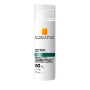 La Roche-Posay Anthelios Oil Correct SPF50+ 50ml - Pharmacie Agnès Praden à Alès