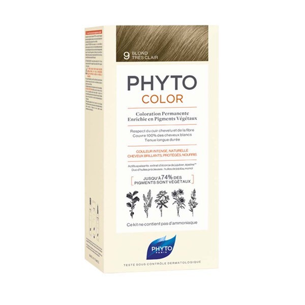 Phytocolor 9 blond très clair coloration permanente 112ml - Pharmacie Agnès Praden à Alès