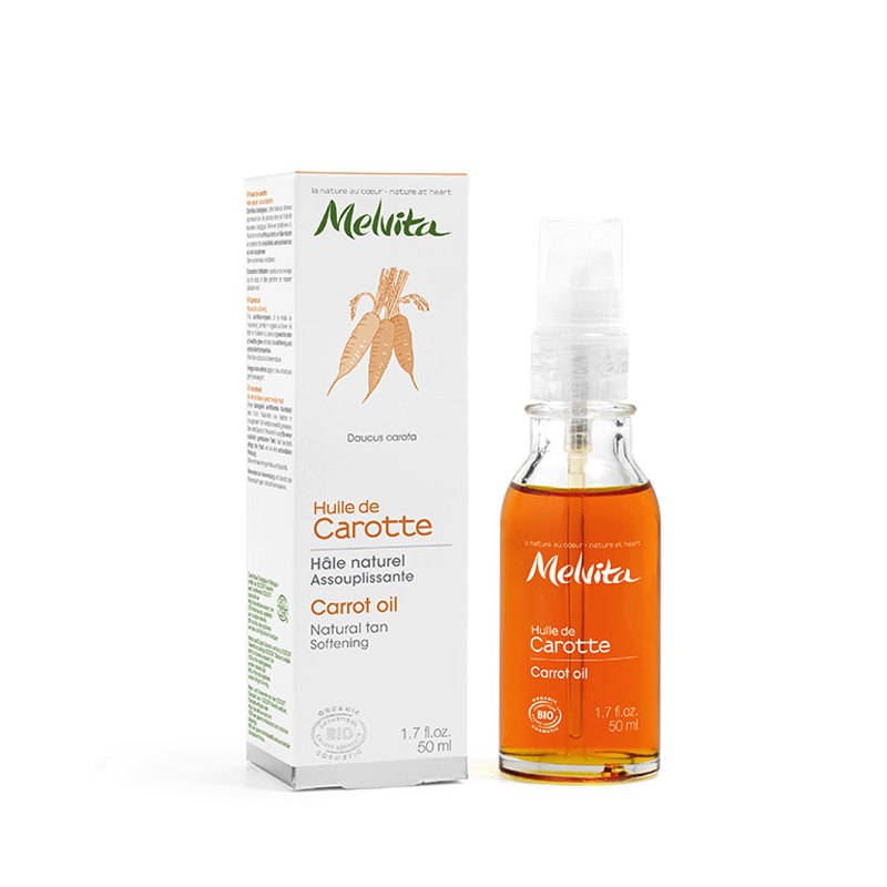 Melvita Huile de Carotte 50 ml - Pharmacie Agnès Praden à Alès