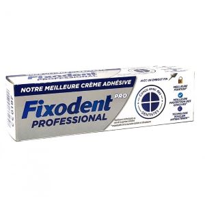 Procter & Gamble Fixodent Pro Professional Crème Adhésive Premium Pour Prothèse Dentaire 40 g - Pharmacie Agnès Praden à Alès