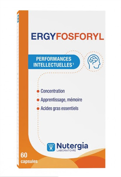 Nutergia Ergyfosforyl 60 capsules - Pharmacie Agnès Praden à Alès