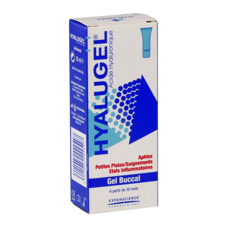 Hyalugel gel buccal 20ml - Pharmacie Agnès Praden à Alès